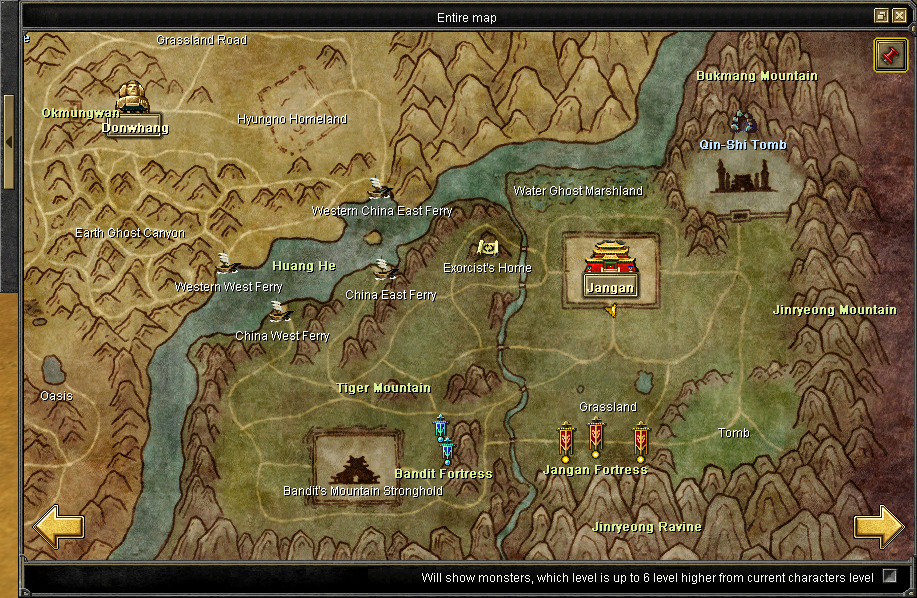The expanded world map